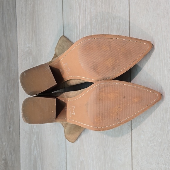 Marc Fisher LTD Women Loshay Leather Ankle The Pointed toe Heels shoes sz 9.5M - Picture 11 of 13